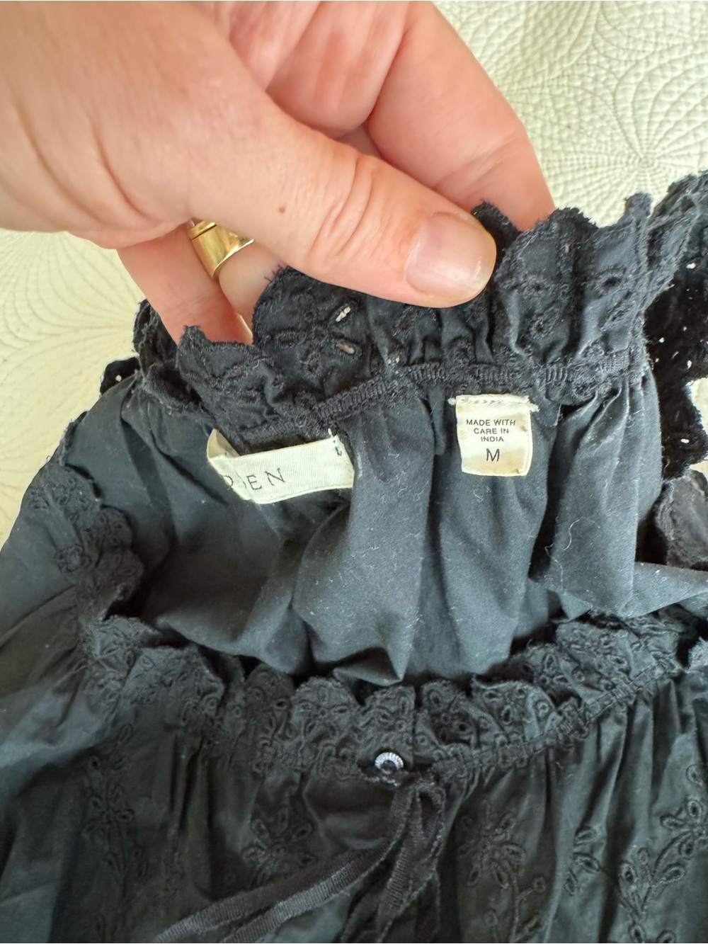 Dôen Traveler Top in Black - Picture 5 of 7